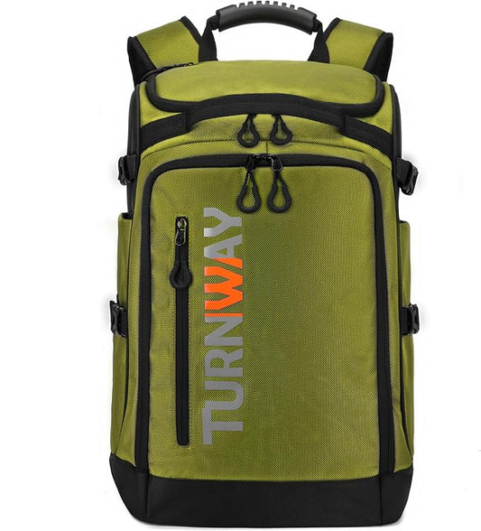 TurnWay Ski/Snowboard Boot Backpack/Ski Boot Backpack | Excellent for Store All Gear | Travel with Waterproof Exterior, Reflective Strip for Men, Women and Youth by turnway