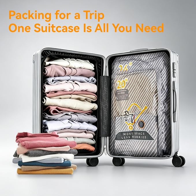 15-Pack Vacuum Bags for Travel with Wireless Rechargeable Pump, Carry-on Size Compression Packing Bags for Luggage & Suitcase, Space Saver for Clothes & Clothing, 15 Combo Travel Size, Fast 3S Vacuum - Image 8