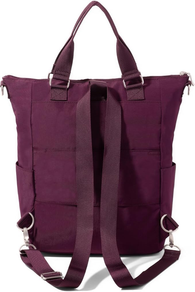 Baggallini All Set 3 in 1 Tote Backpack - 15"x10.5" Lightweight Travel Bag w/RFID Phone Wristlet - Image 9