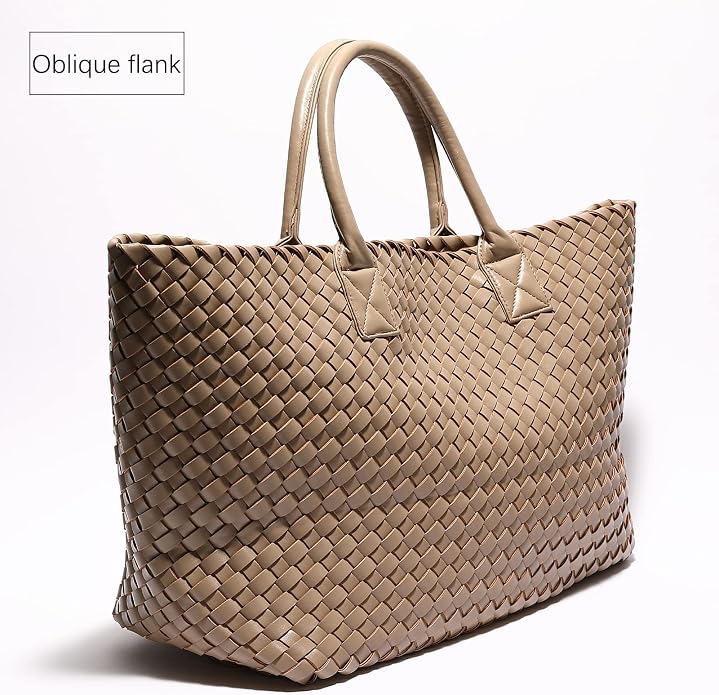 Woven Bag Shopper Bag Travel Handbags and Purses Women Tote Bag Large Capacity Shoulder Fashion Bags - Image 3