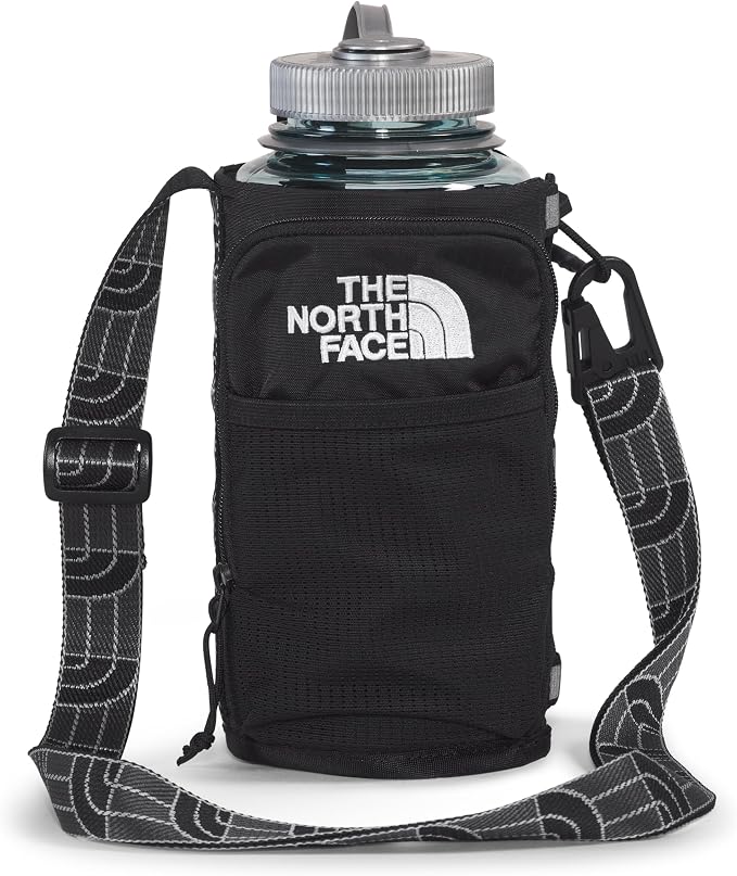 The North Face Borealis Water Bottle Holder - Adjustable Strap, Water-Repellent Finish, External Pocket with Key Hook, TNF Black/TNF Black-NPF, One Size | Adjustable Strap, Water-Repellent Finish, External Pocket by Unknown