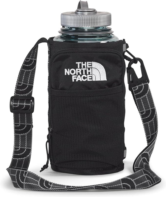 The North Face Borealis Water Bottle Holder - Adjustable Strap, Water-Repellent Finish, External Pocket with Key Hook, TNF Black/TNF Black-NPF, One Size | Adjustable Strap, Water-Repellent Finish, External Pocket by Unknown