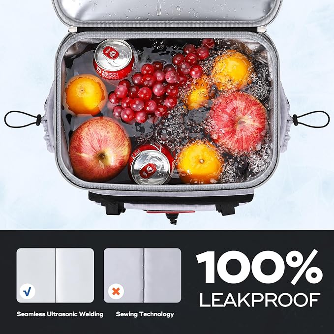 Maelstrom 35/50 Can Insulated Backpack Cooler, Leakproof Soft Lunch Ice Bag | Keeps Food Cold For 16h, Peva Liner, Durable Nylon, Ergonomic Padding. Perfect For Men, Women, Camping, Beach, Hiking, Travel - Image 3