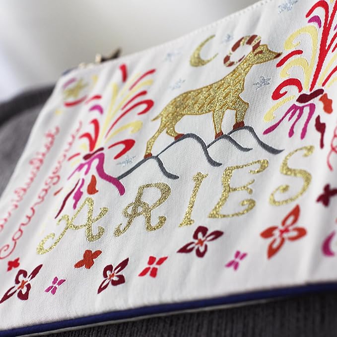 Catstudio Astrology Zipper Pouch, 5x7 Travel Toiletry Bag, Makeup Bag, Dog Treat Pouch, or Travel Purse - Image 5