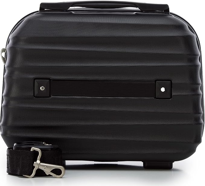 WITTCHEN Groove Line Suitcase, Luggage, Trolley, Travel Case, Black, Toiletry bag, Toiletry bag - Image 3