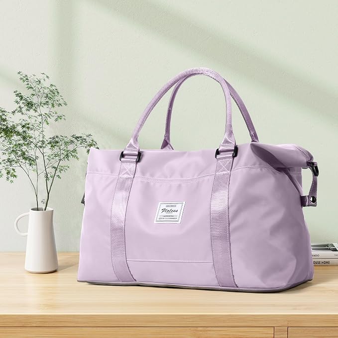 Travel Duffel Bag, Carry On Overnight Weekender Bags for Women | Travel Bag with Wet Pocket & Trolley Sleeve, For Spirit Airlines 18x14x8 Personal Item Bag - Image 8
