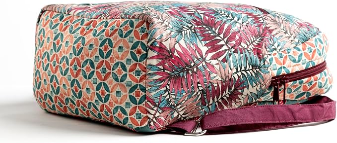Maison d' Hermine Backpack for Women Men Cotton Shoulder Multipurpose Rucksack with Small Pouch Lightweight Multi Pocket Bag for Travel Work Beach Perfect for Spring Summer (Bamako - Madi) - Image 9