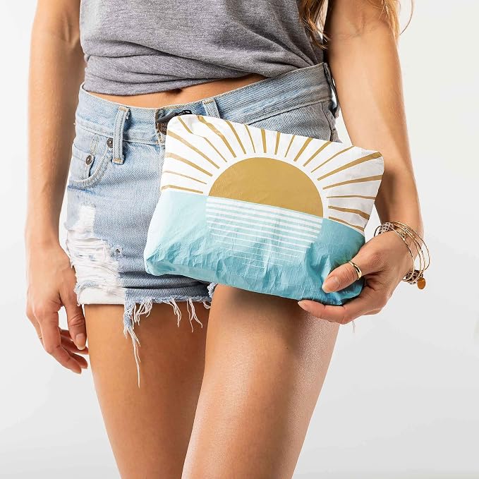 ALOHA Collection Small Pouch | Lightweight, Packable, and Splash-Proof Makeup Pouch | Easy to Clean - Image 2