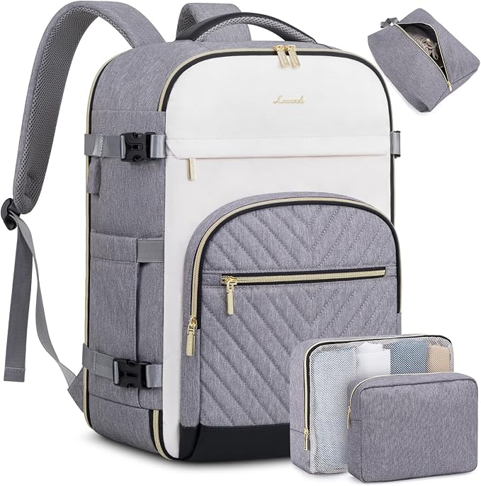 LOVEVOOK Travel Backpack for Women,40L Carry On Backpack for Airplanes,17.3 Inch Laptop Personal Item Travel Bag by LOVEVOOK