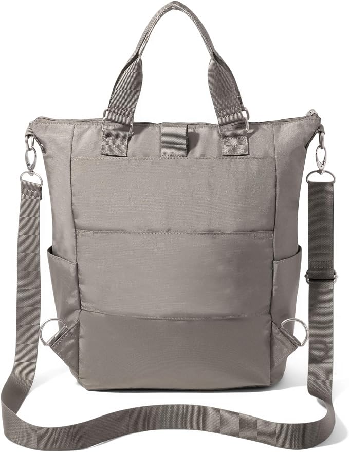 Baggallini All Set 3 in 1 Tote Backpack - 15"x10.5" Lightweight Travel Bag w/RFID Phone Wristlet - Image 8