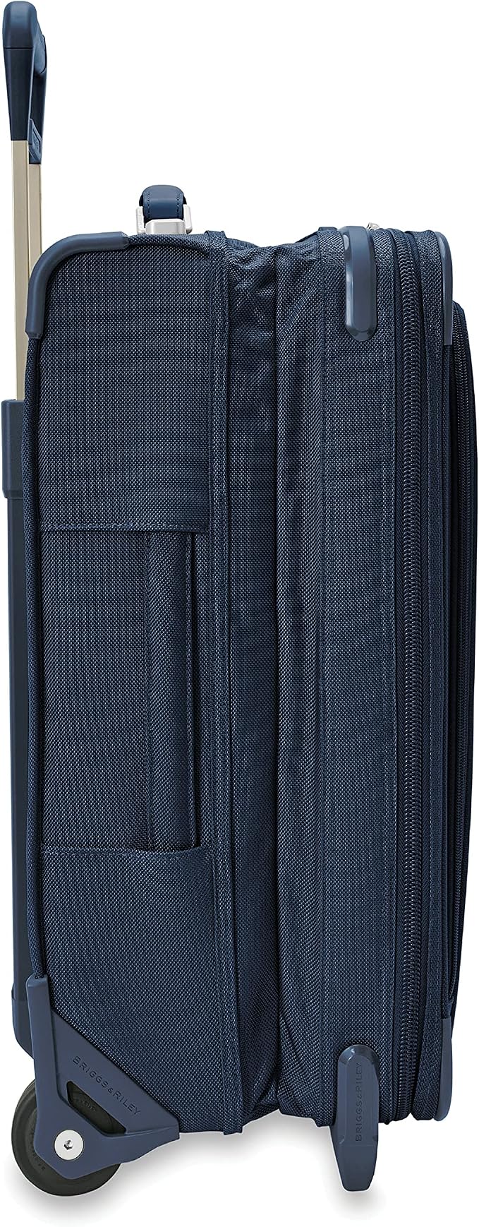 Briggs & Riley Essential 22" 2-Wheel Expandable Carry On - Luggage for Travel, Suitcases with Wheels, Softside Rolling Bag for Men & Women, Self-Repairing Zipper - Baseline Collection, Navy - Image 16