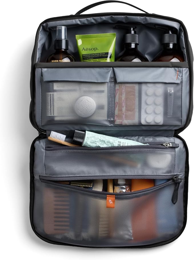 Bellroy Hanging Toiletry Kit Plus (8 Liter Travel Hanging Toiletry Bag) - Black - Image 4