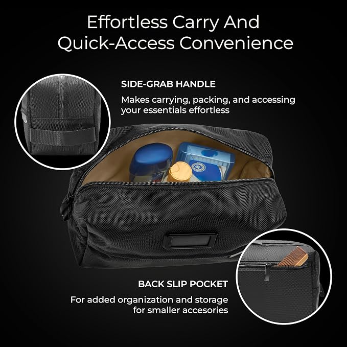 Briggs & Riley Toiletry Kit - Travel Bags for Women & Men, Organizer for Vacation, Dopp Kit for Bathroom Accessories, Makeup, & Skincare - Image 4