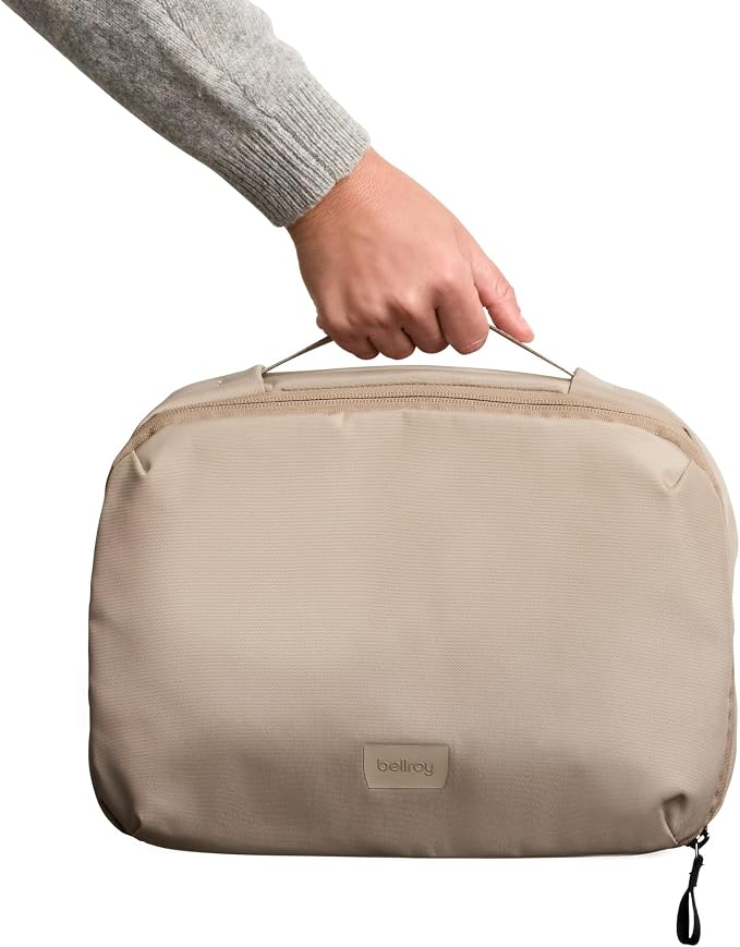 Bellroy Hanging Toiletry Kit Plus (8 Liter Travel Hanging Toiletry Bag) - Stone - Image 6