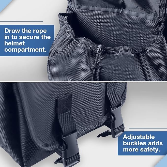 Harrison Howard Equestrian Pack Equipment Multi-Functional Carry Bag for Boots Helmet Horsewhip Horse Riding Pack Equipment - Image 3
