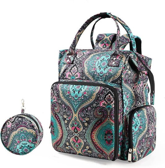crochet bag,knitting bagBackpack and Tote Bag Storage Bag ，Large capacityYarn Storage Organizer Travel Crochet Bag Women Carrying Crochet Accessories Knitting Needles Crochet by KOKNIT