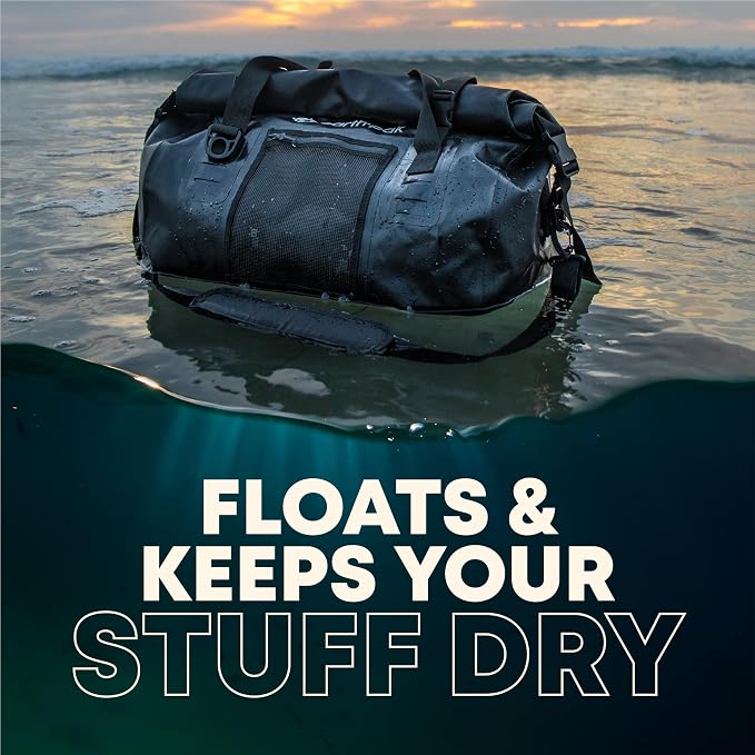 Earth Pak Waterproof Duffel Bag - Heavy Duty Motorcycle Dry Bag with Large Storage Space Perfect for Traveling, Camping, Kayaking, Fishing & Canoeing Bag 50L/70L/90L/120L Sizes - Image 5