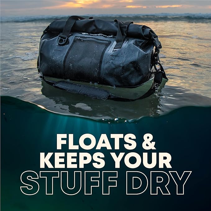 Earth Pak Waterproof Duffel Bag - Heavy Duty Motorcycle Dry Bag with Large Storage Space Perfect for Traveling, Camping, Kayaking, Fishing & Canoeing Bag 50L/70L/90L/120L Sizes - Image 5