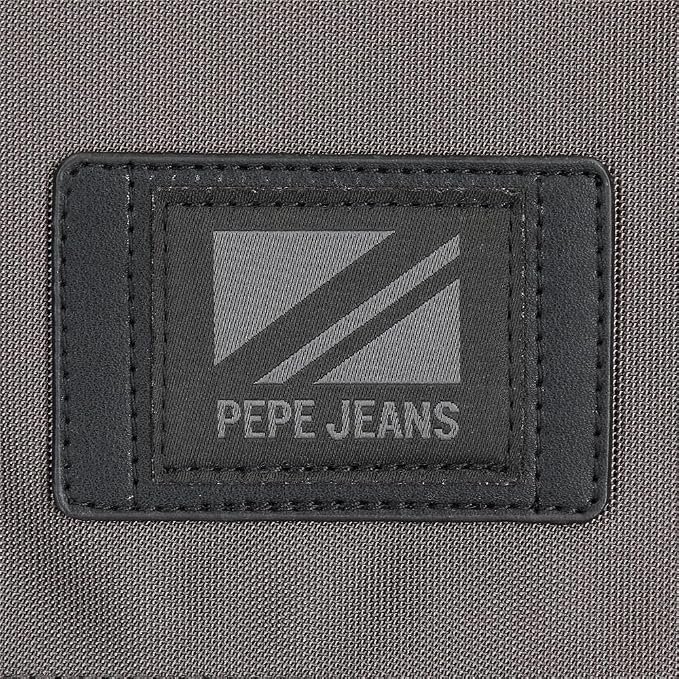 Pepe Jeans Stratford Two Compartments Adjustable Grey 26 x 16 x 12 cm Polyester Grey Talla única Toiletry Bag with Two Compartments Adjustable, Gray, Standard Size, Adjustable Toiletry Bag with Two, - Image 8