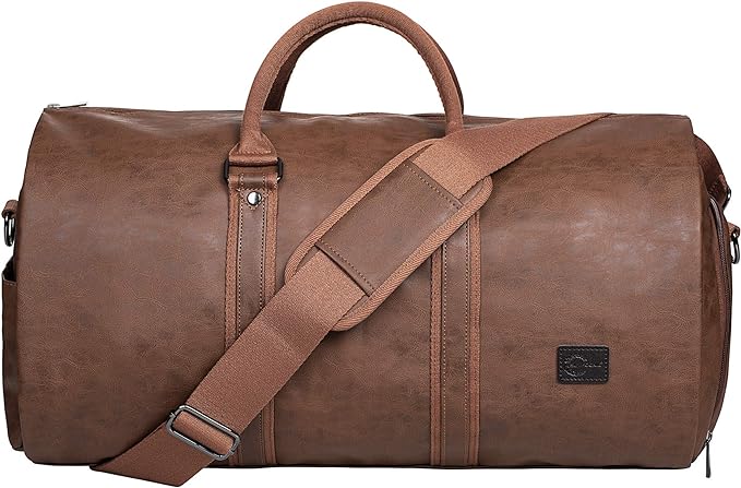 seyfocnia Convertible Travel Garment Bag,Carry on Garment Duffel Bag for Men Women - 2 in 1 Hanging Suitcase Suit Business Travel Bag by Seyfocnia