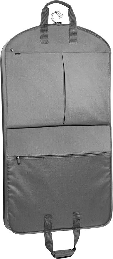 WallyBags 40” Deluxe Travel Carry-On Garment Bag with Two Pockets - Image 2