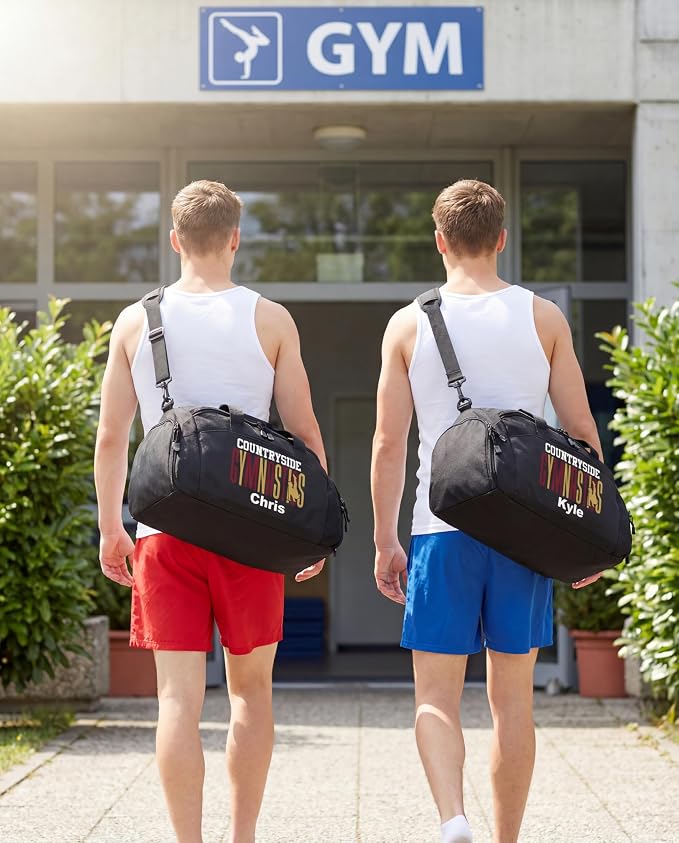Personalized Men’s Gymnastics Duffel Bag – Custom Name & Team Colors Gym Bag for Boys Gymnast – Athlete Gear Bag for Practice, Meets & Travel - Image 8