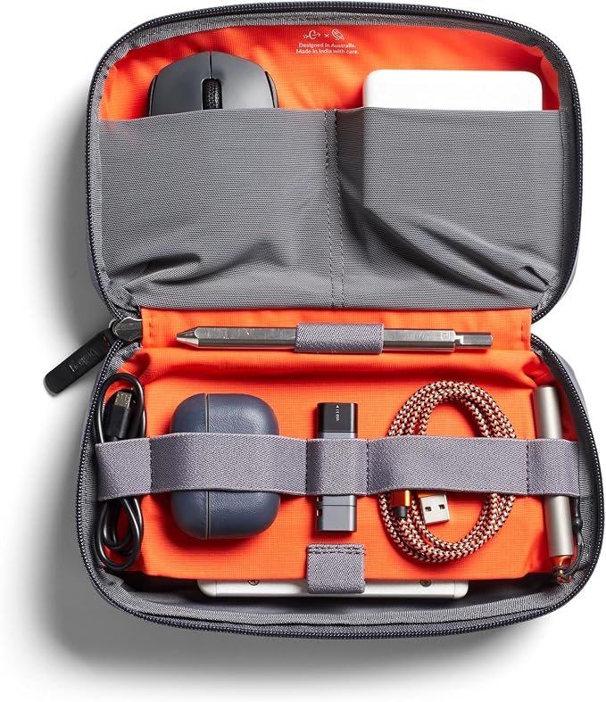 Bellroy Tech Kit (Tech Accessories Organizer Pouch, Zipper Closure Design, Stores Power Bank, Phone Charger, Cables & More, Internal) - Image 2