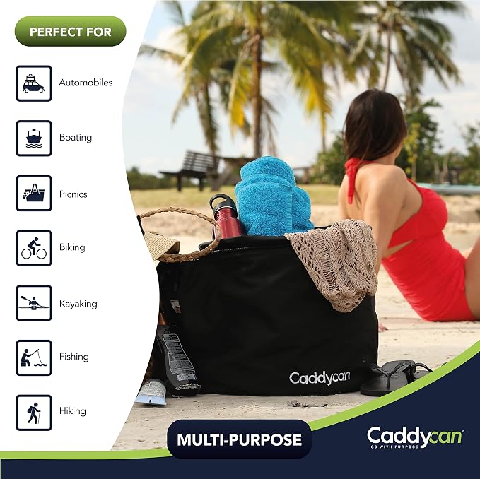Portable Trash Can for Boating | Tough and Durable Storage Bag for Use with Kayaking, Camping, Hiking, Beach, Fishing | Collapsible, Multi-Purpose - Image 5