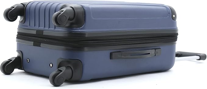 Travelers Club Midtown Hardside 4-Piece Luggage Travel Set, Navy Blue - Image 9