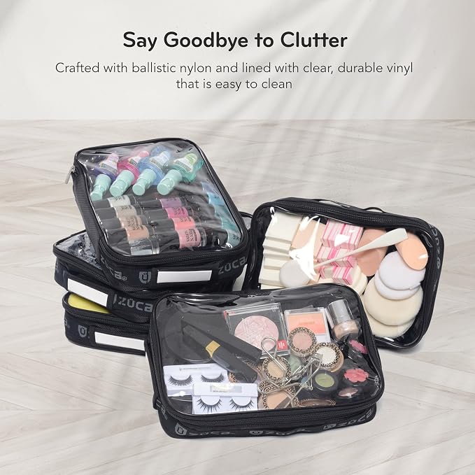 ZUCA Pro & Sport Bag Accessory: Large Artist Utility MakeUp Pouch - Durable, Spacious Cosmetic Storage Solution For Travel & Professional Use - Image 4