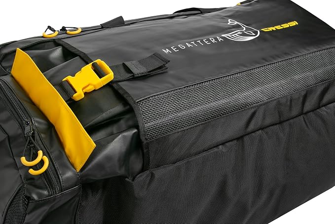 Cressi Waterproof 110 liter Duffel Bag - Adjustable Shoulder Strap - Equipment Protection for Outdoor Activities, Water Sport, Boating, Scuba Diving - Megattera: Designed in Italy by Cressi - Image 7