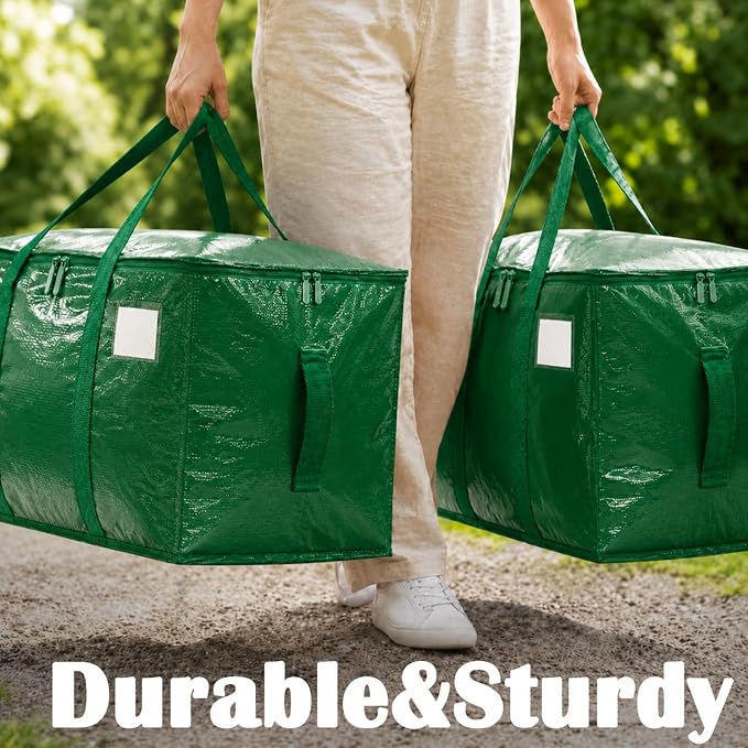 Songrey Heavy Duty Moving Bags, 6 Pack Large Storage Bags with Zipper & Handles, Waterproof Totes Bags for Clothes Packing, Moving, College Supplies, Home Organization - Image 6