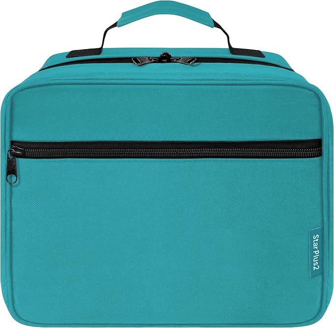 Large Pill Bottle Organizer & Medicine Bag for Travel, Turquoise | Prescription bottle organizer with 10 bottle pockets and padded storage for medication bottles, supplements, vitamins - Image 7