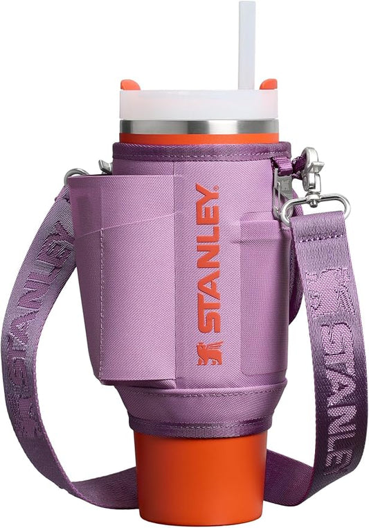 STANLEY All Day Quencher Carry All for 30 oz Tumbler with Handle | Crossbody Bag with Phone Holder Pocket, Card Sleeve & Detachable Strap | Water Bottle Carrier Bag | BPA-Free | Lilac by Unknown