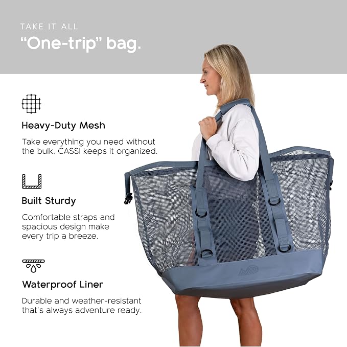 MISSION Boat Gear CASSI Heavy-Duty Outdoor Tote and Waterproof Marine-Grade Mesh Boat Bags - Image 6