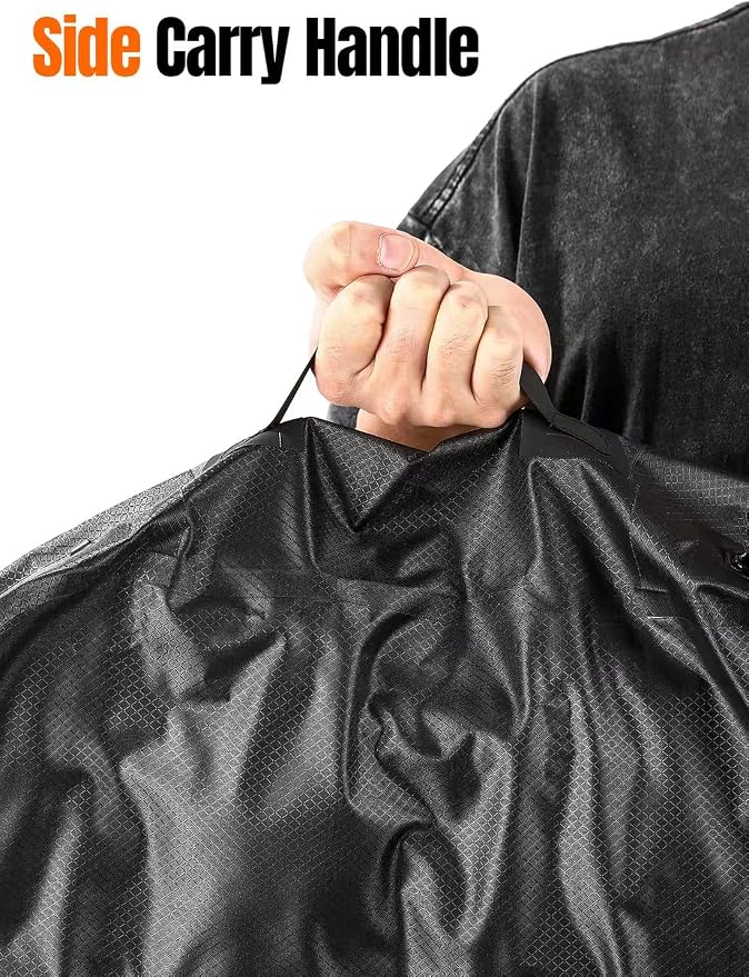 Vacuum Bags for Travel, 180° Open Zipper, IP67 Waterproof, Reusable Space Saver Compression Bags for Backpack, Suitcase(1 Pack, No Pump) - Image 9