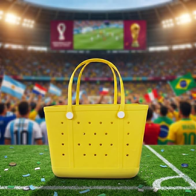 Large tote bag, Beach Bags Waterproof Sandproof Beach Essentials for Family | Chokoter Beach Bag, Waterproof Beach Tote, Rubber XL Tote Bag, Washable and Durable Open Handbag for Boat Pool Sports - Image 4