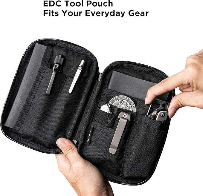 ALPAKA Admin Pouch Pro EDC Organizer Tool Pouch Black X-Pac X42 | Smooth Zipper, Weatherproof Storage for Electronics, Cables, Travel Accessories - Image 2
