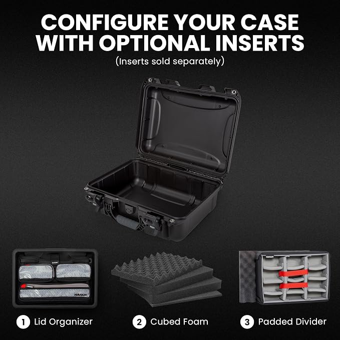 NANUK 920 Empty Hard Case – Waterproof Travel Hard Case, 16.7” x 13.4” x 6.8”, Dustproof & Impact-Resistant, Airline Carry-On Approved – Black - Image 3
