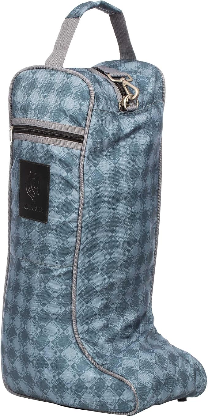 Equinavia Darby Equestrian Tall Boot Bag, Padded Storage, Shoulder Strap | Travel Ready Horse Riding Bag with Zip Opening, for Tall Boots and Daily Gear Organization or Barn Storage, One Size by Equinavia