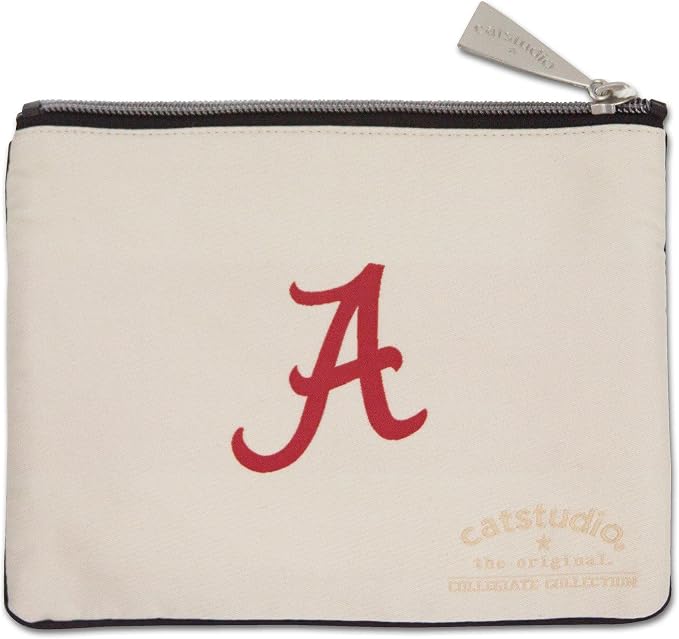 Catstudio Collegiate Zipper Pouch, University of Alabama Travel Toiletry Bag, Ideal Gift for Alumni, Makeup Bag, or Travel Purse - Image 2