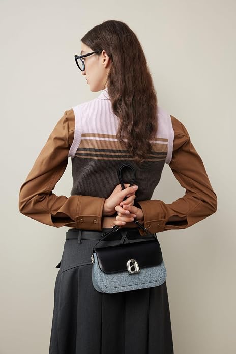 LAFESTIN Genuine Leather Shoulder Bag for Women with Adjustable Strap, Crossbody Purses For Women, Designer Inspire Handbags - Image 3