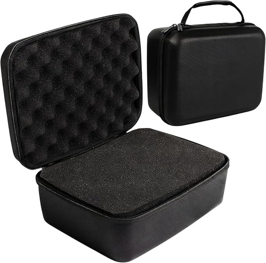 caseling 11x9x5.5 Hard Case with 3-Layer Customizable Pick-and-Pluck Foam | 3 pre-scored foam layers, TSA compliant travel case, rigid EVA shell, electronics and tech gear case, smooth zippers by caseling