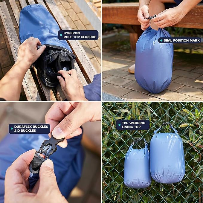 Bee Nesting Waterproof Dry Bag Lightweight Dry Sack Marine Dry Bags Suitable for swimming,kayaking,rafting boating, surfing, outdoor travel, mountaineering,hiking - Image 8
