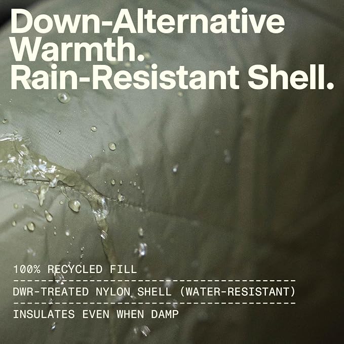 Gravel UltraPak™ Packable Puffy Camping Blanket – Lightweight Outdoor Blanket Waterproof for Camping, Hiking & Travel – Compact Puffy Blanket, Durable 20D Nylon, Easy Clean, Hands-Free Snap, Black - Image 7