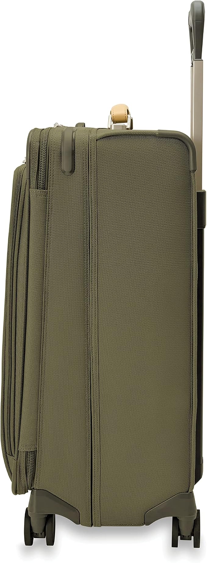 Briggs & Riley 26" Medium Expandable Spinner - Checked Luggage for Travel, Suitcases with Wheels, Softside Rolling Bag for Men & Women, Self-Repairing Zipper - Baseline Collection, Olive - Image 16