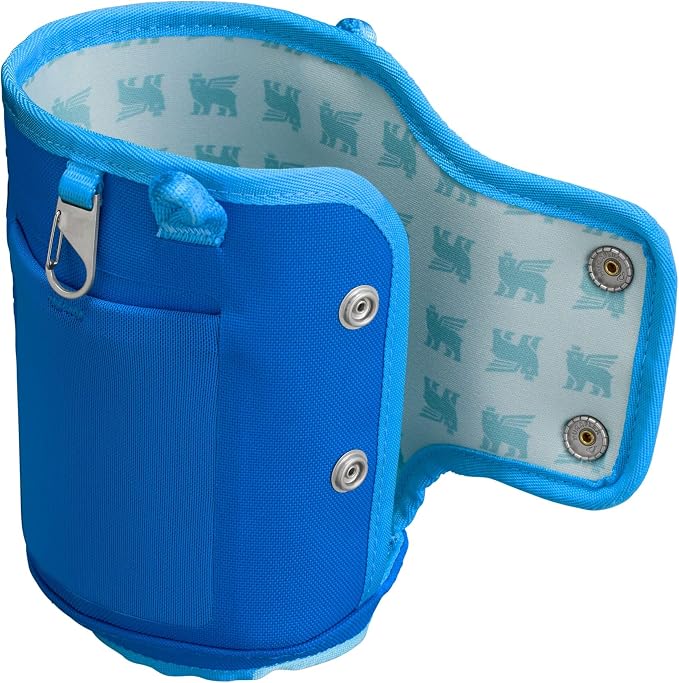 STANLEY All Day Quencher Carry All for 40 oz Tumbler with Handle | Crossbody Bag with Phone Holder Pocket, Card Sleeve & Detachable Strap | Water Bottle Carrier Bag | BPA-Free | Azure - Image 2