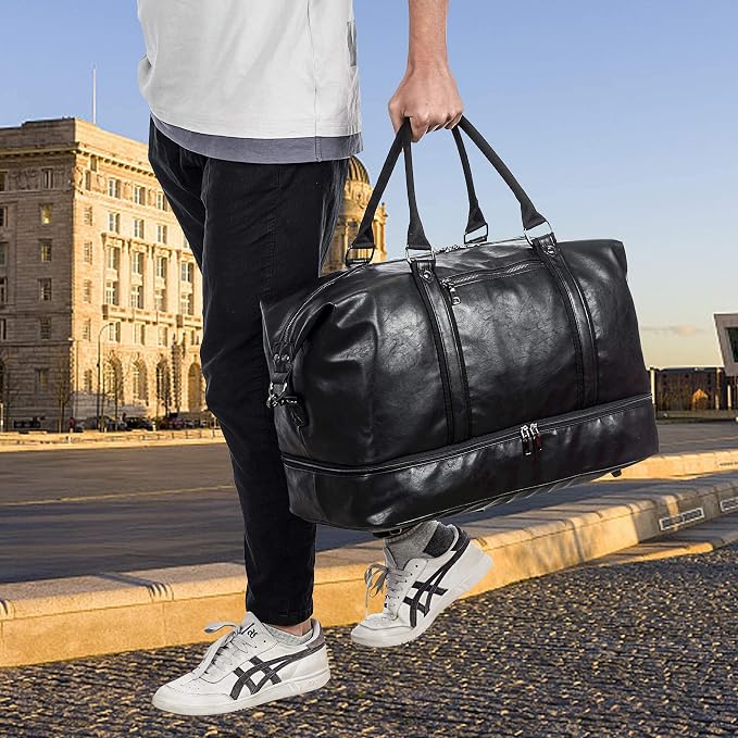 Weekender Overnight Bag Carry On Bag Travel Bag with Shoe Pouch - Image 7