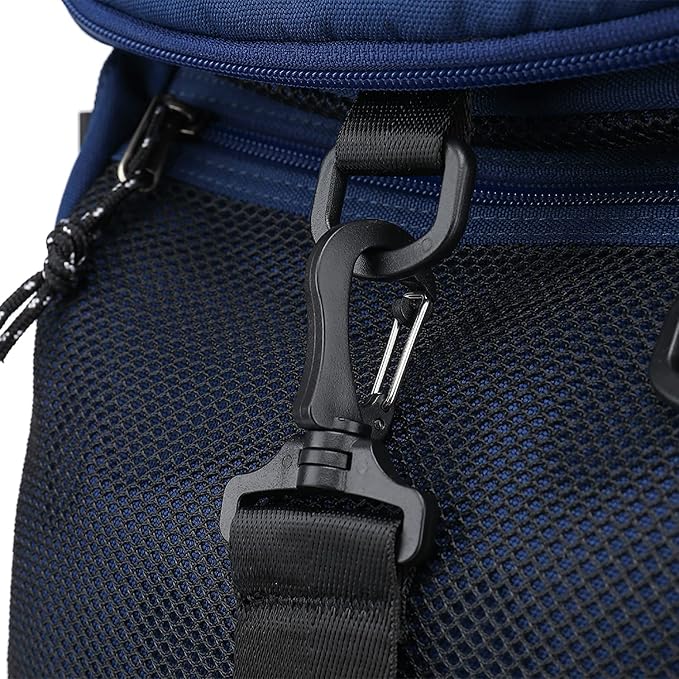 Kalesi Gym Duffle Bag Backpack 4-Way Waterproof with Shoes Compartment for travel Sport Hiking laptop (dark blue) - Image 8