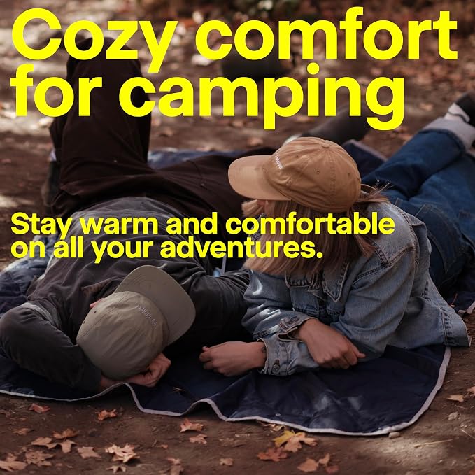 Gravel Layover Travel Blanket – Ultra-Light Compact Blanket for Camping and Outdoor Adventures - Down Alternative Portable Travel Blanket for Layovers & Road Trips (Spruce) - Image 4